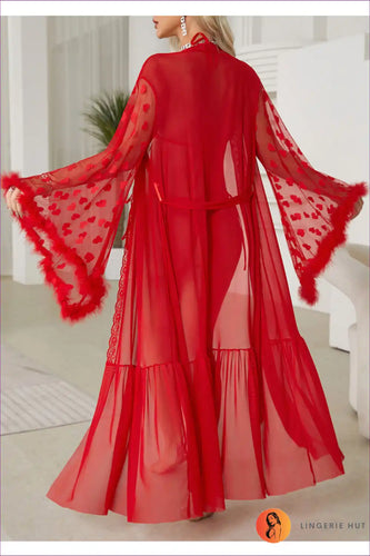 Levoire | Robe en dentelle transparente élégante - Attrait romantique