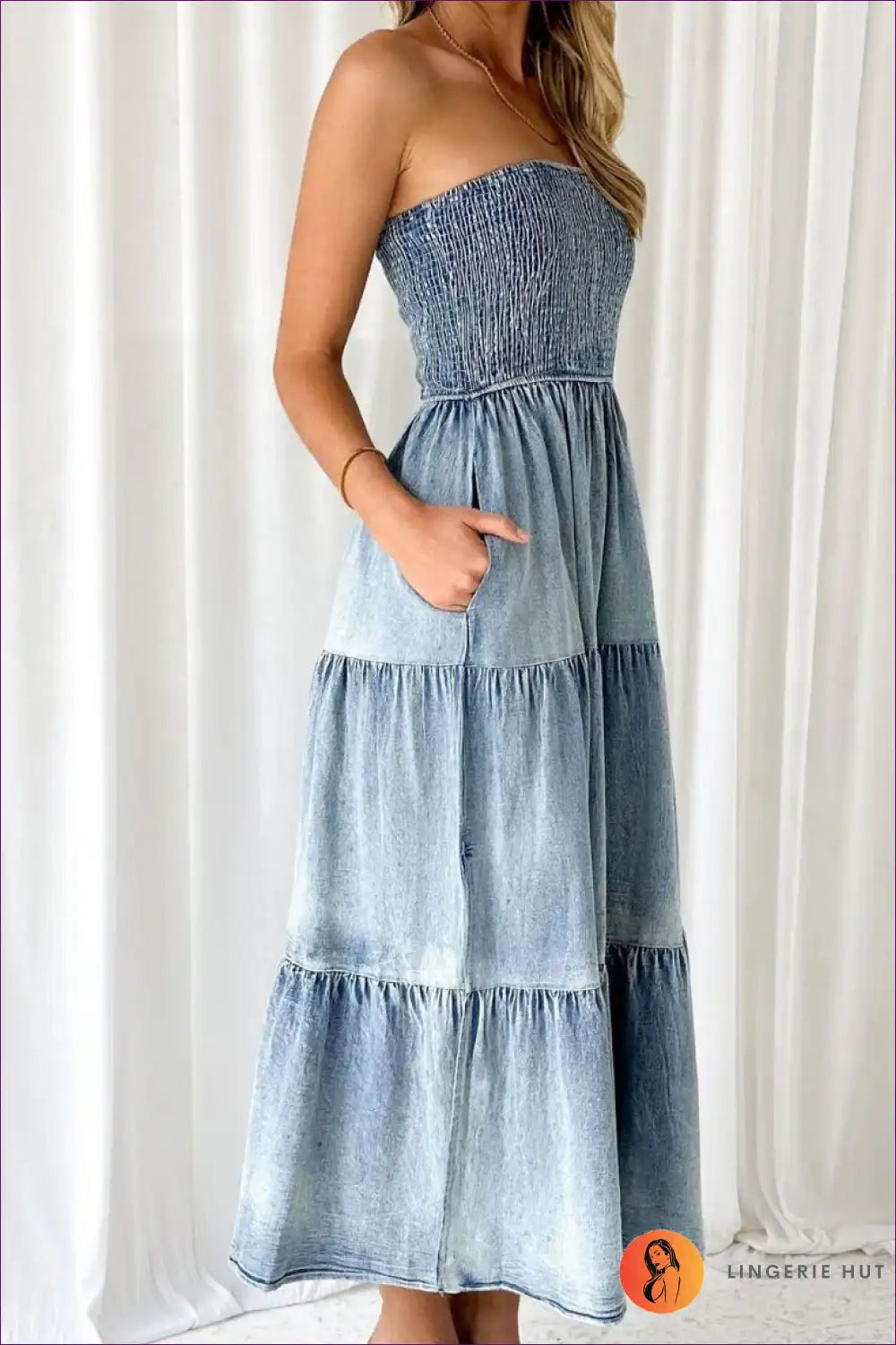 Levoire | Robe d'été chic en collants et jeans