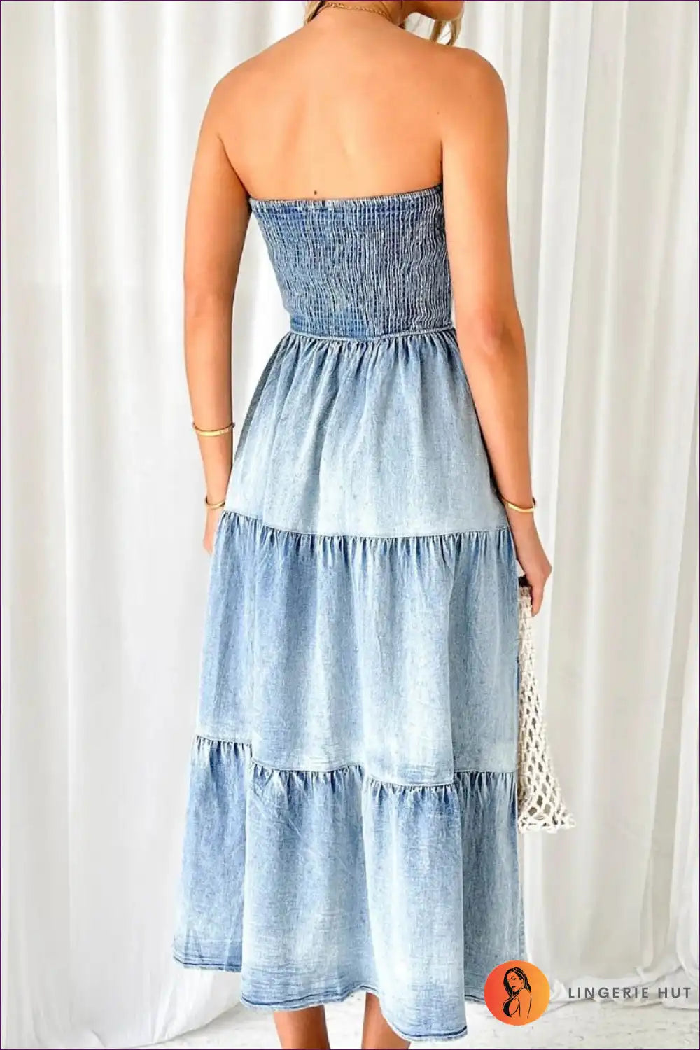 Levoire | Robe d'été chic en collants et jeans