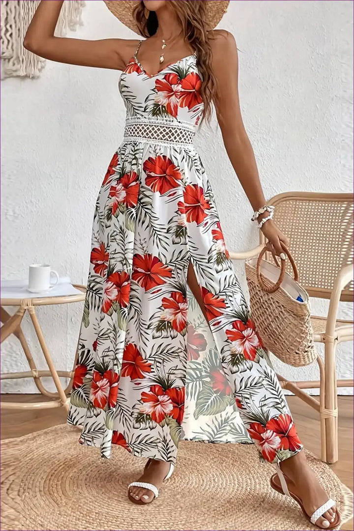 Levoire | Robe maxi tropicale élégante - Boho & vacances Moni