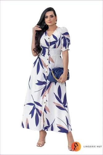 Levoire | Élégant Robe Maxi Tropicale – Élégance d'Été