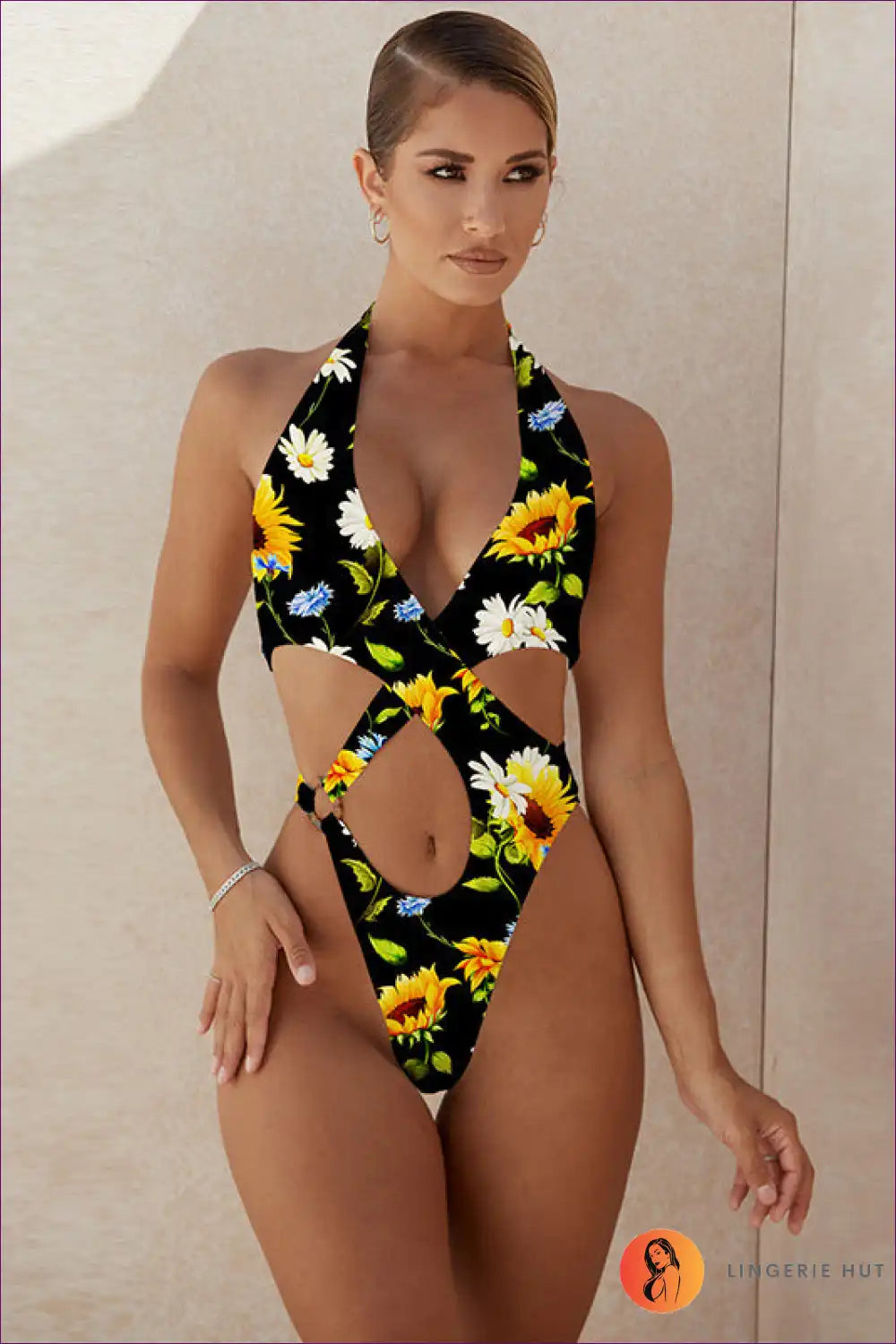 Levoire | Maillot de bain à bretelles détachables à motif - Attrayant & Charme