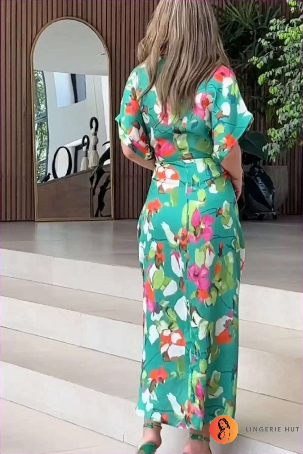 Levoire | Robe Maxi Élégante à Motifs - Éclats d'Été