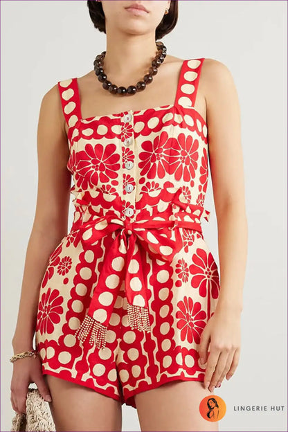 Levoire | Robe à volants fleurie – Magie d'été Rot