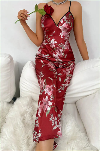 Levoire | Vêtements en satin à fleurs - Luxueux sans effort