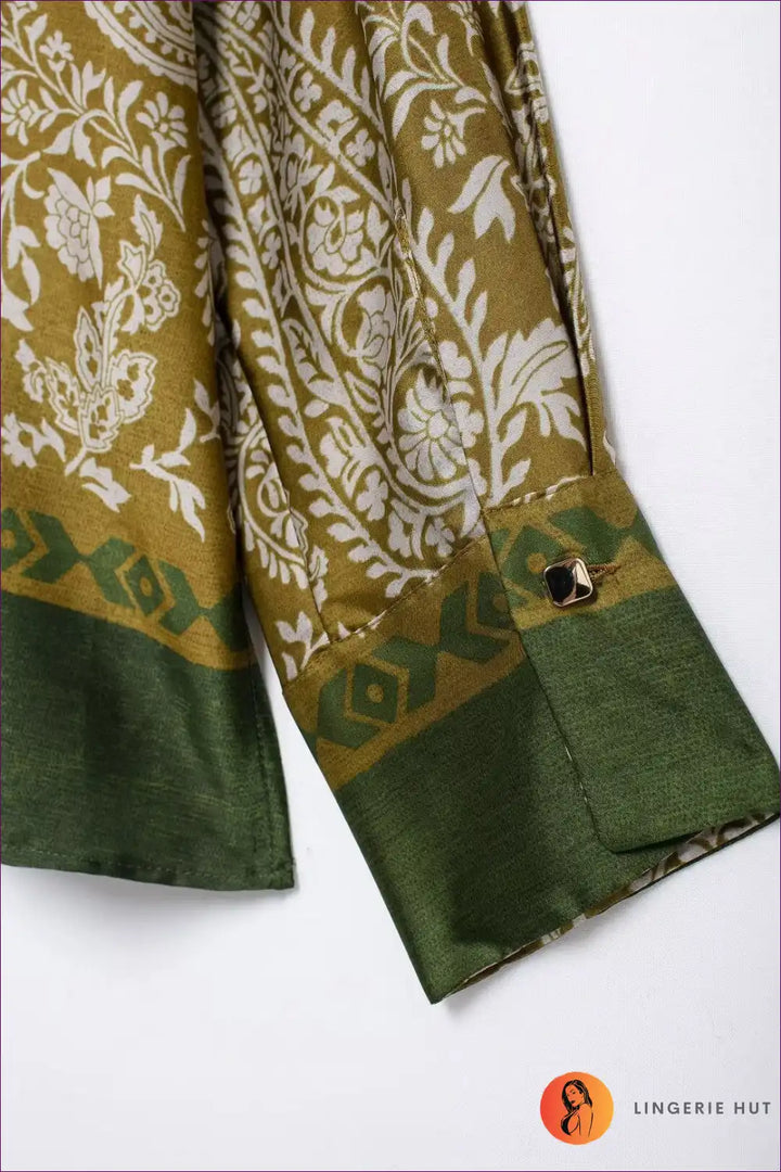Levoire | Ensemble coordonné imprimé paisley luxe - Élégance inspirée du boho