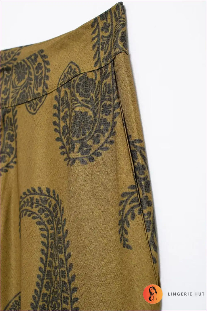 Levoire | Ensemble coordonné imprimé paisley luxe - Élégance inspirée du boho