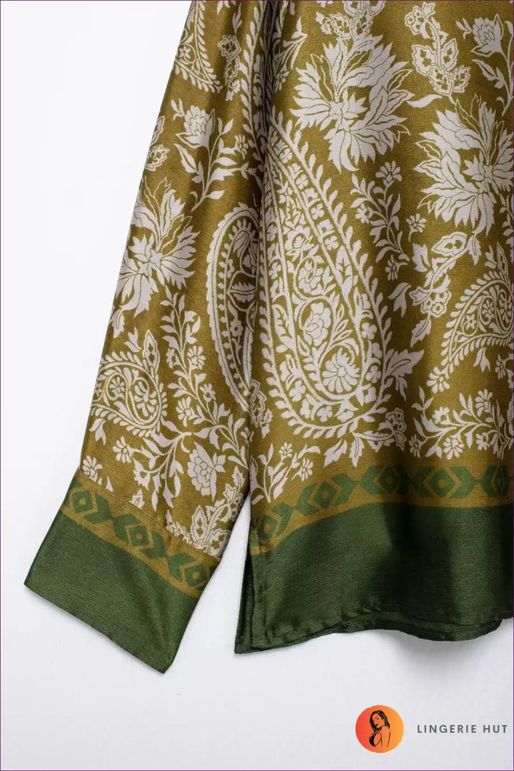 Levoire | Ensemble coordonné imprimé paisley luxe - Élégance inspirée du boho