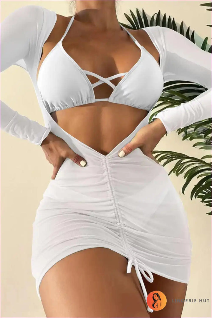 Levoire | Vert mint cut-out deux pièces – Audacieux et séduisant pour le dîner Blanc