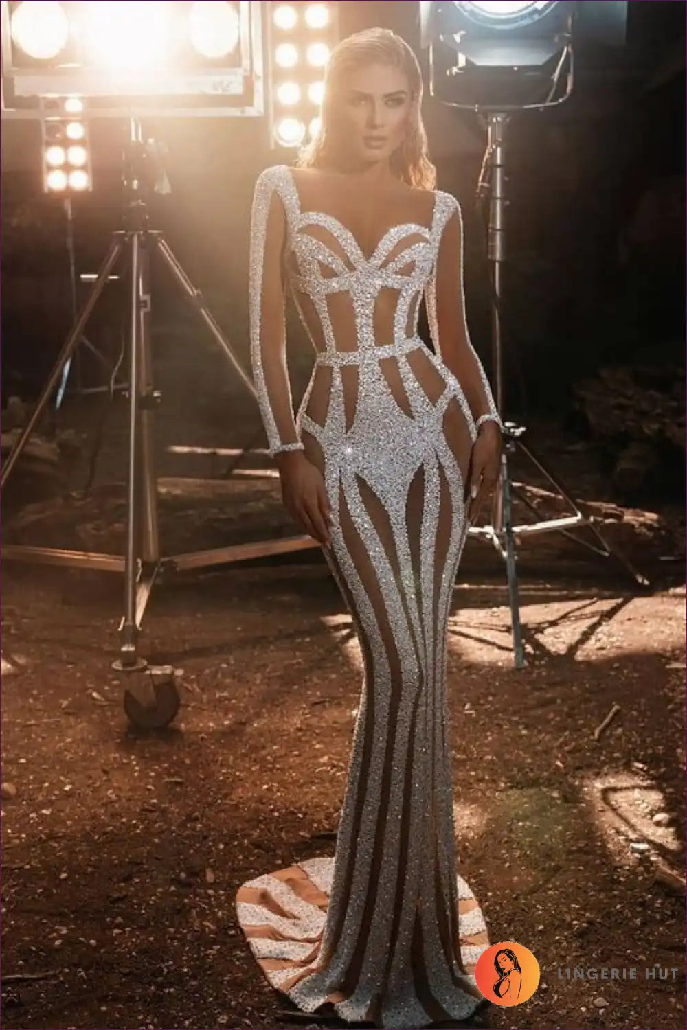 Levoire | Paillette Siren Maxi Dress - Magnifique Divine Moni