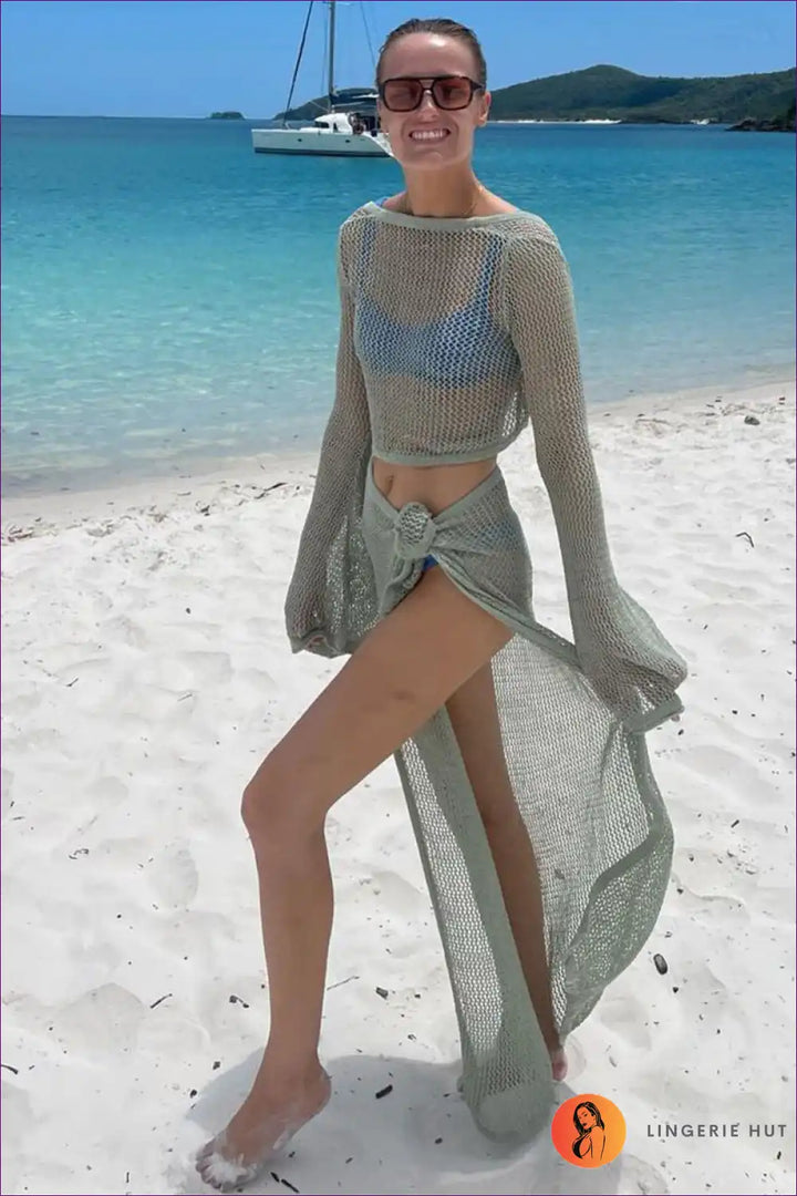 Levoire | Ensemble sexy de plage | Style d'été léger Vert