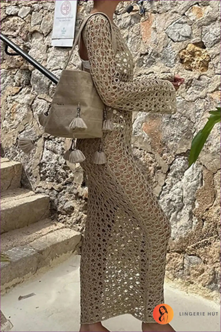 Levoire | Robe Maxi Sexy à Découpe - Ambiance Boho Plage