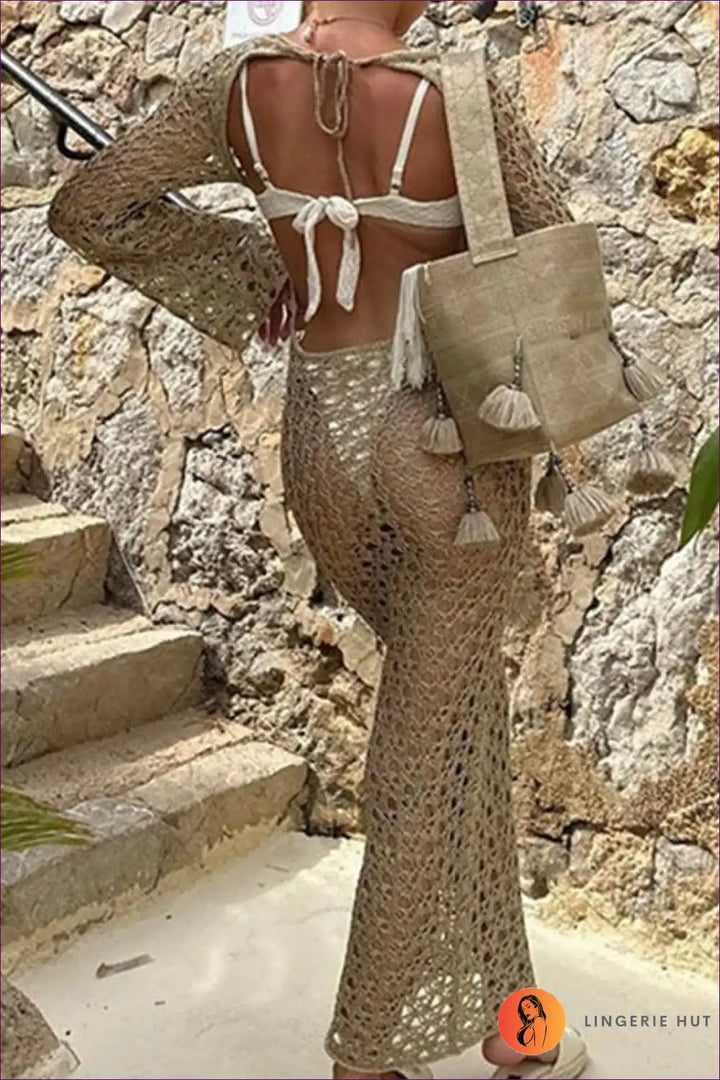 Levoire | Robe Maxi Sexy à Découpe - Ambiance Boho Plage