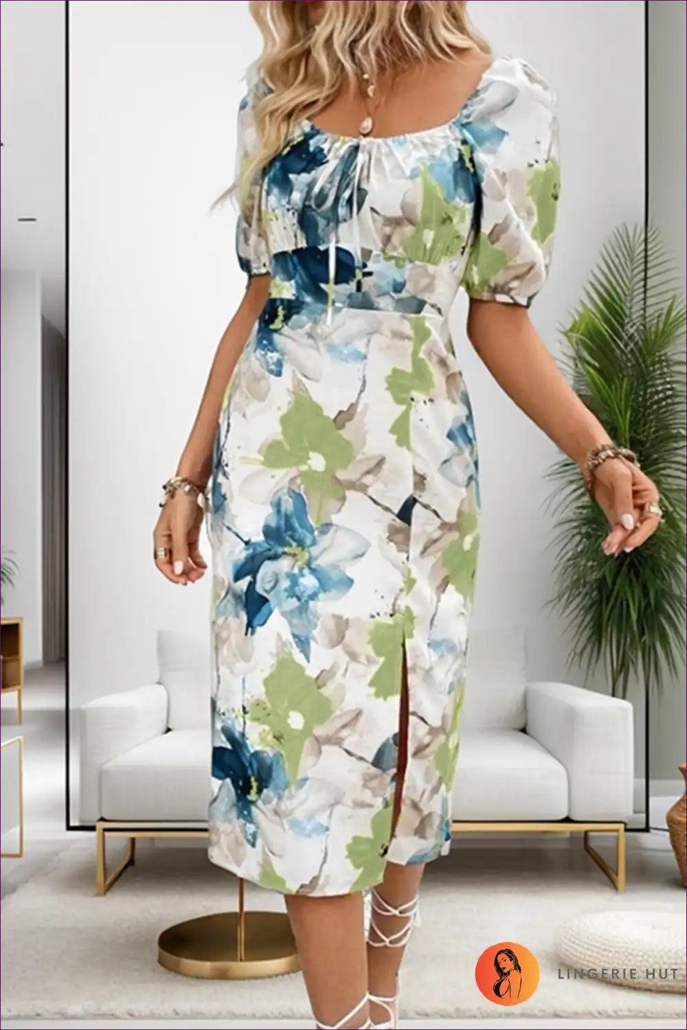 Levoire | Robe d'été sexy à fleurs – Les têtes vont se retourner maintenant Moni
