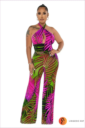 Levoire | Robe dos nu tropical sexy - Sensation estivale ultime