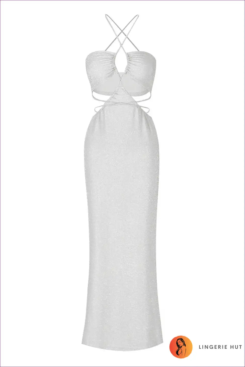 Levoire | Robe de soirée à coupe brillante - Élégance glamour pour le dîner Blanc
