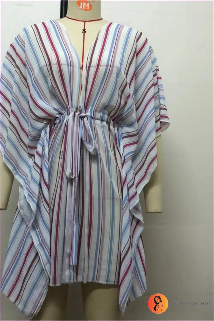 Levoire | Rayé Serenity Réflecteur de Plage - Ambiance Boho Vacances Une taille Lila