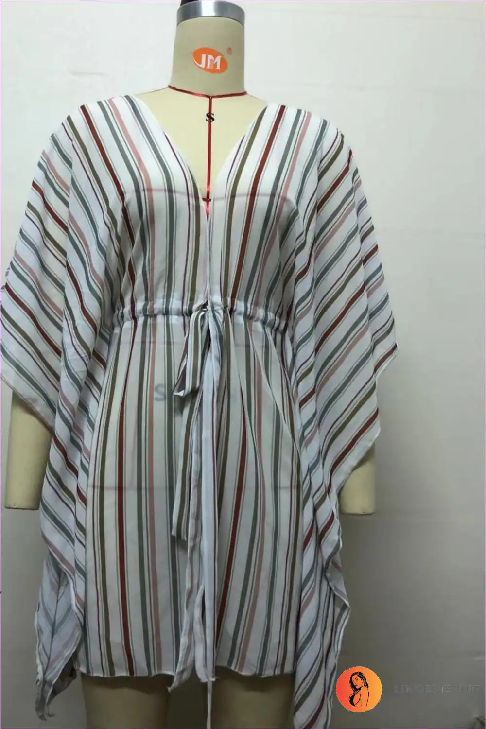 Levoire | Rayé Serenity Réflecteur de Plage - Ambiance Boho Vacances Une taille Braun