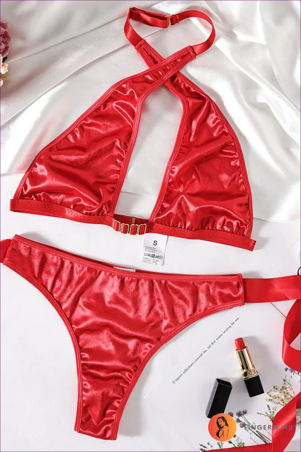 Levoire | Sultry Nights Ensemble de lingerie - Libérez votre séducteur intérieur Rot