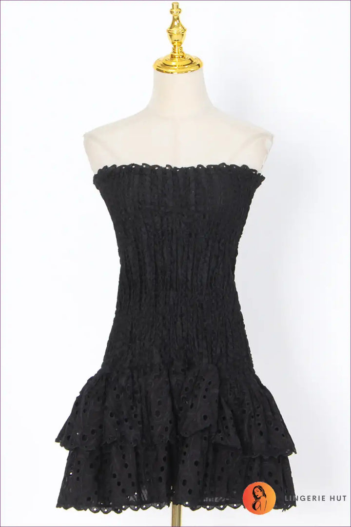 Levoire | Robe sans manches Sunny Rüsch | Ambiance estivale amusante Noir