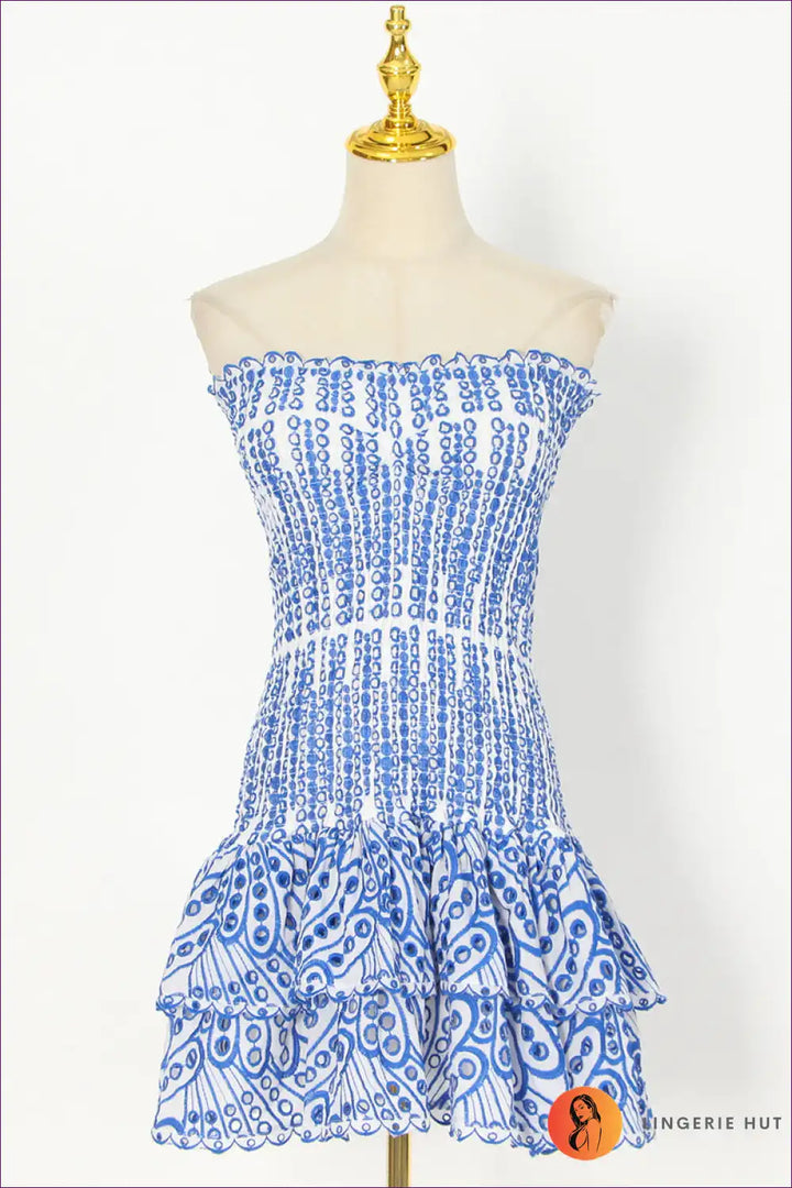 Levoire | Robe sans manches Sunny Rüsch | Ambiance estivale amusante Bleu