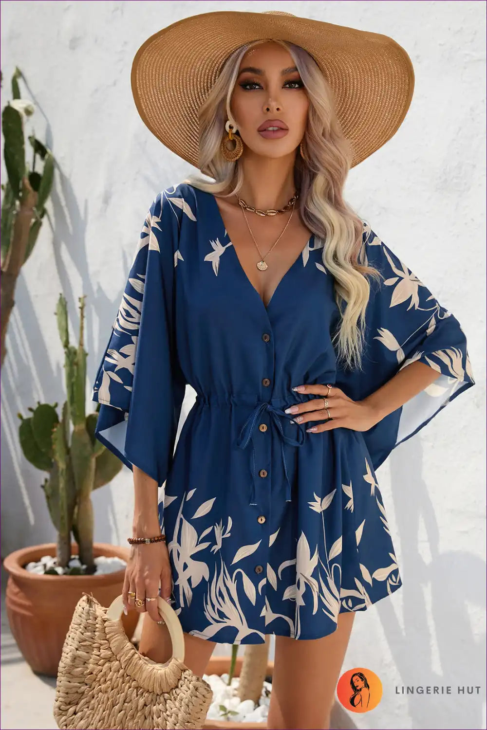 Levoire | Lieu de vacances tropical A-line dress - Ambiance vacances Boho Mereneito