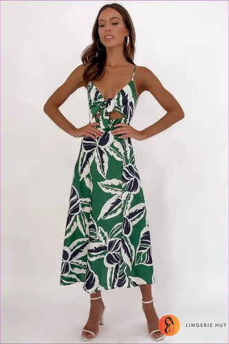 Levoire | Robe à col de fleur en satin - Élégance sans effort