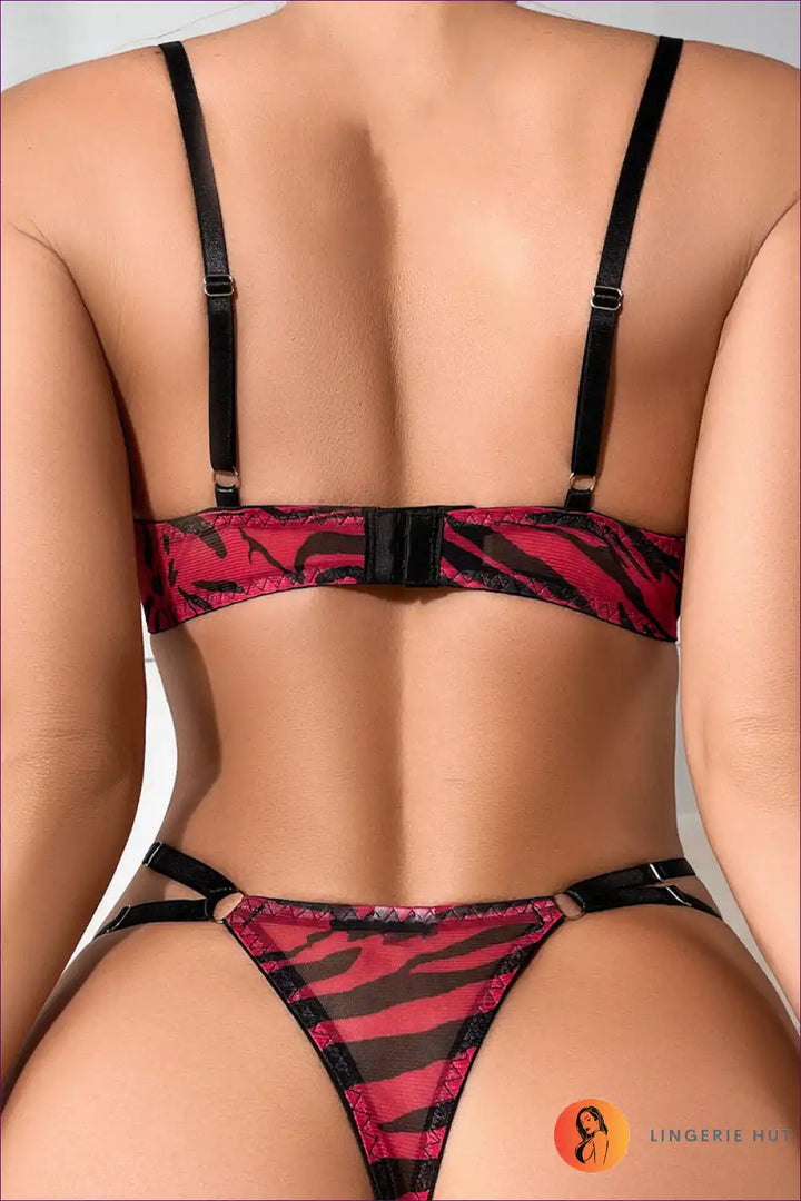 Levoire | Ensemble de lingerie Zebra Glam - Audacieux et Flirtant