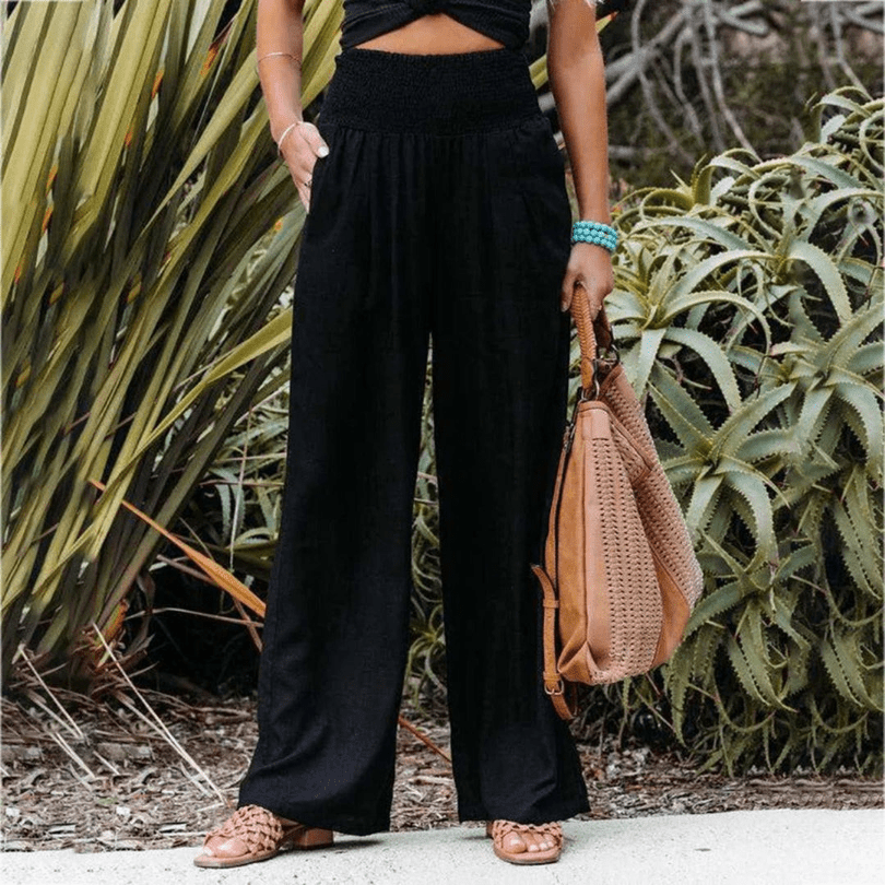 Levoire | Pantalon élégant pour femmes Tissu léger et respirant Design classique Noir
