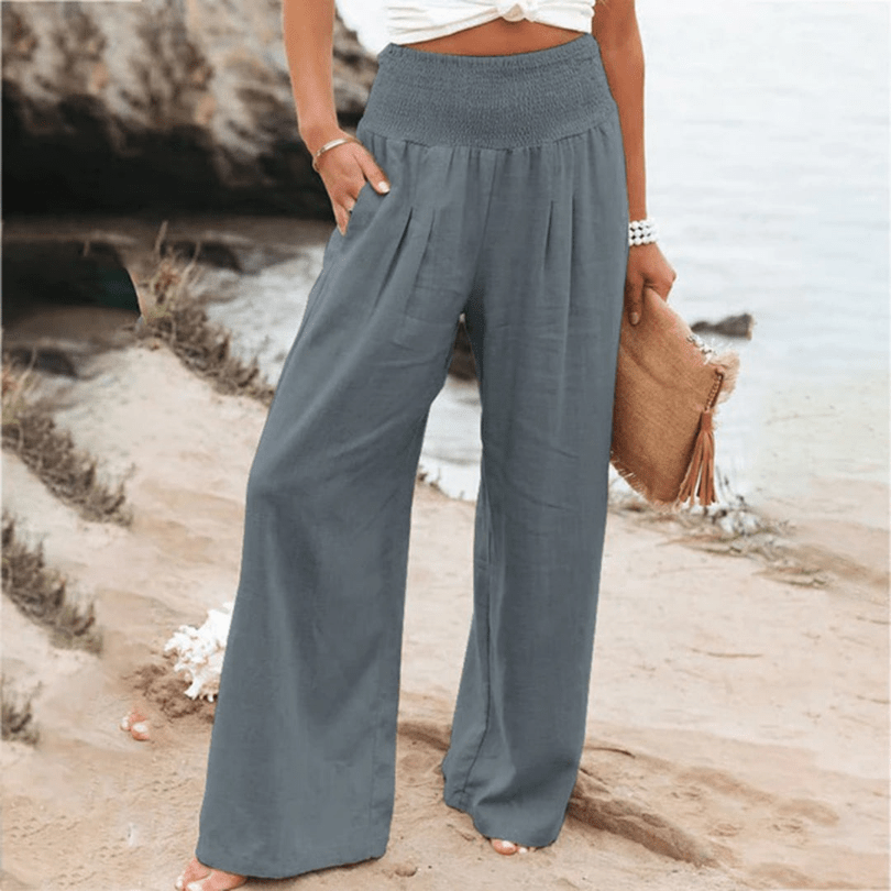 Levoire | Pantalon élégant pour femmes Tissu léger et respirant Design classique Gris