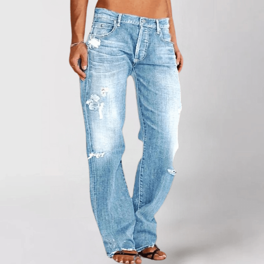 Levoire | Jean À Jambe Large Bleu clair