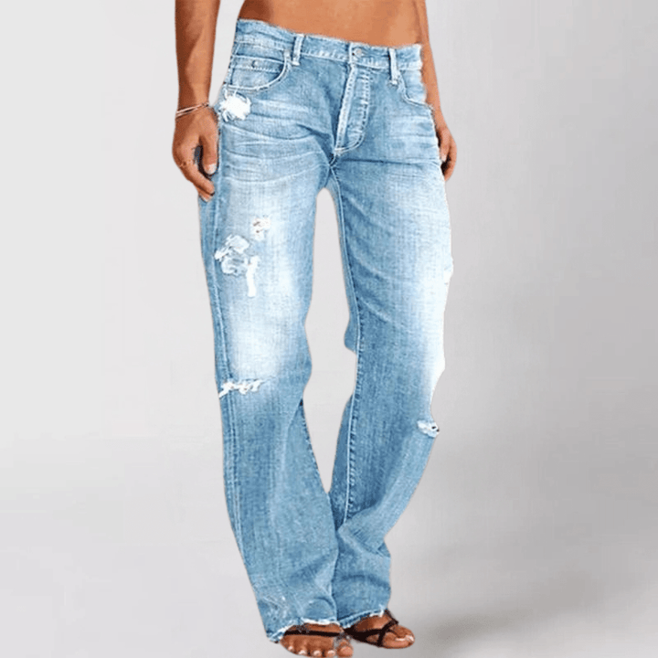 Levoire | Jean À Jambe Large Bleu clair