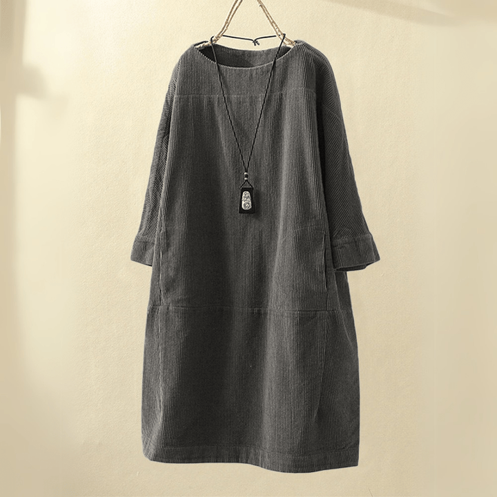 Levoire | Robe De Printemps Élégante Gris