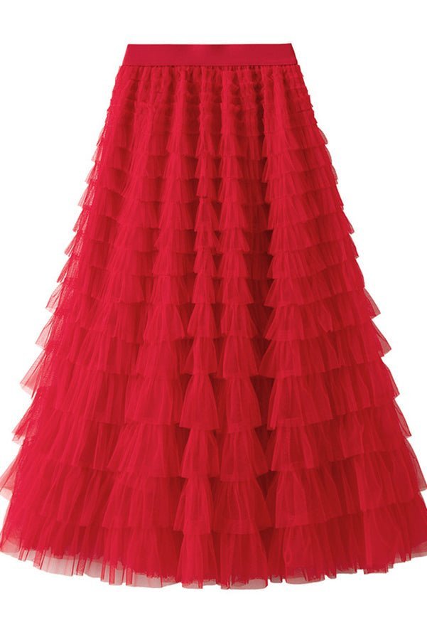 Levoire | Jupe Maxi Élastique Avec Taille Rot