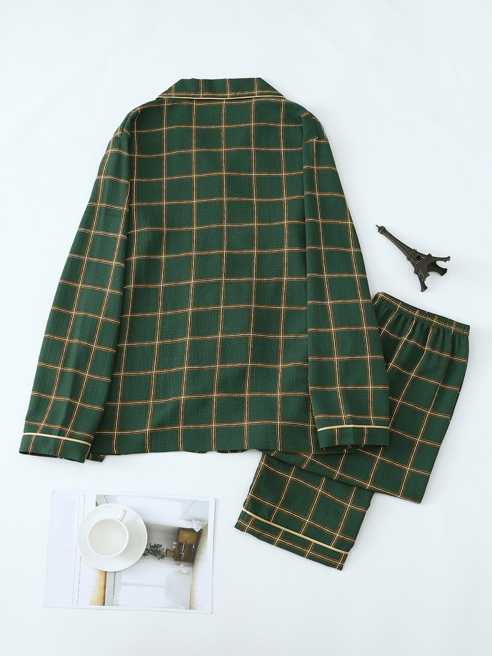 Levoire | Ensemble de pyjama pour hommes à carreaux en deux pièces