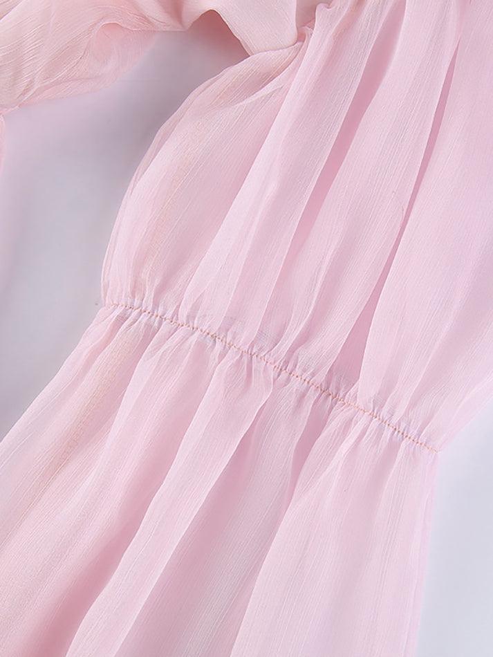 Levoire | Robe Mini À Manches Longues Korsatzt