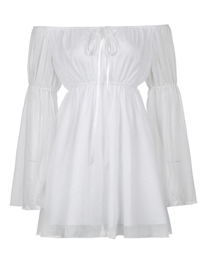 Levoire | Robe Mini À Manches Longues Korsatzt