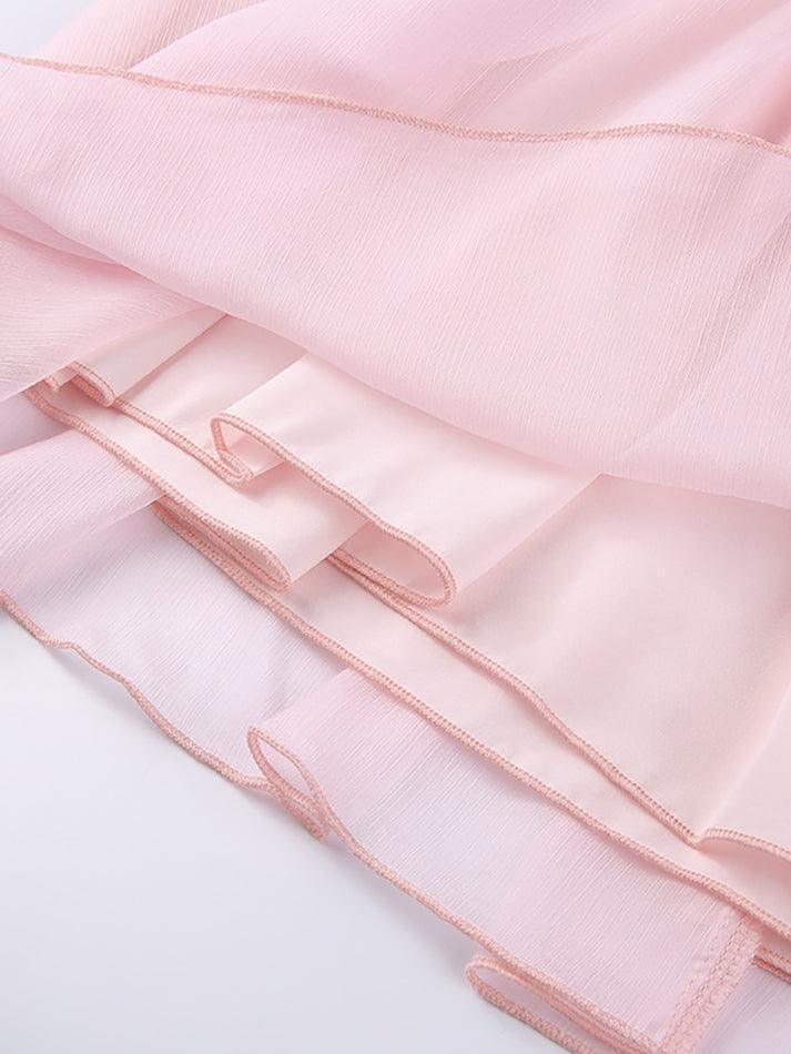 Levoire | Robe Mini À Manches Longues Korsatzt