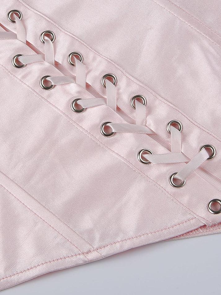 Levoire | Robe Mini À Manches Longues Korsatzt