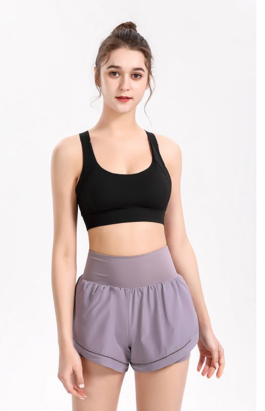 Levoire | Pantalons de yoga taille haute lâches Violet