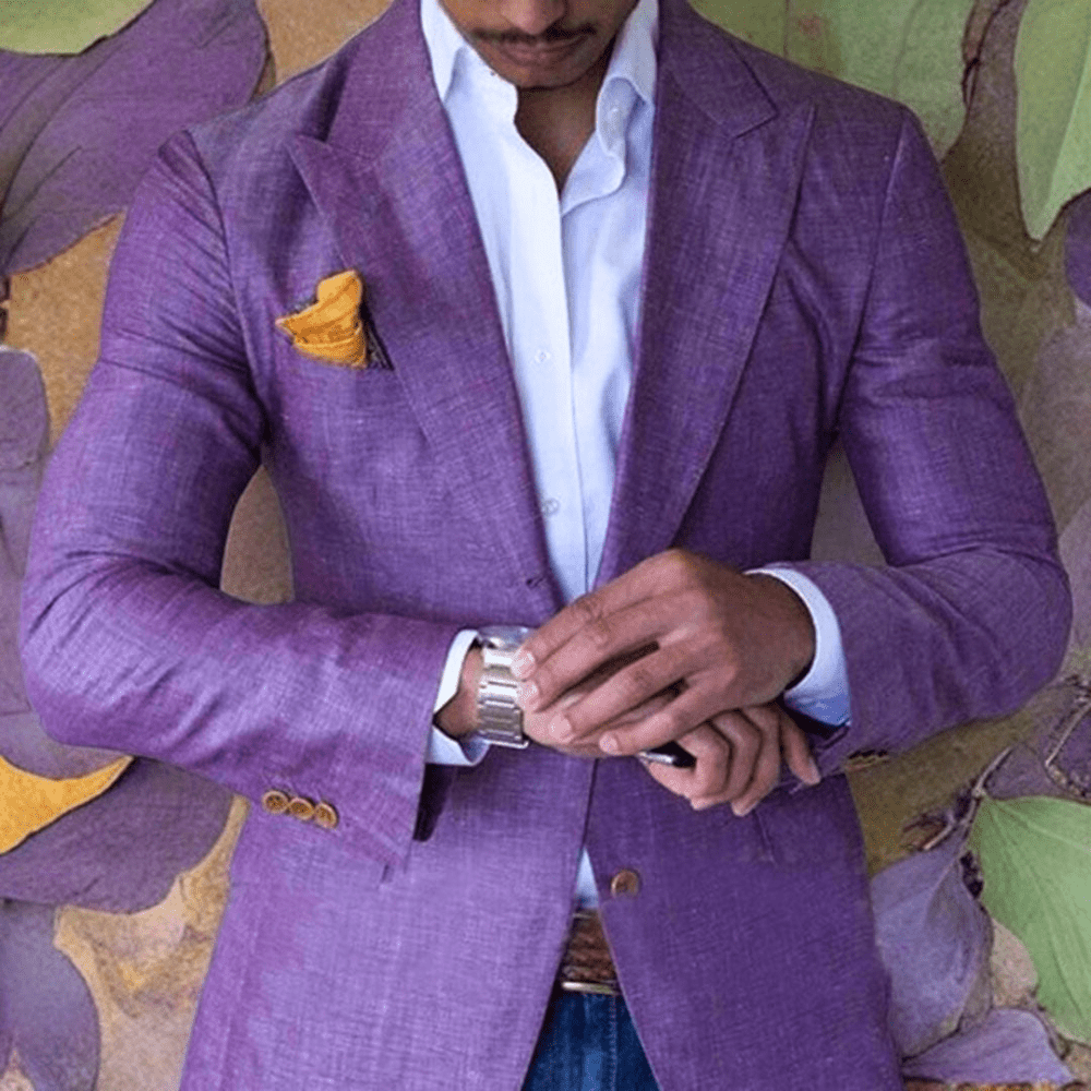 Levoire | Veste Lila Élégante Homme