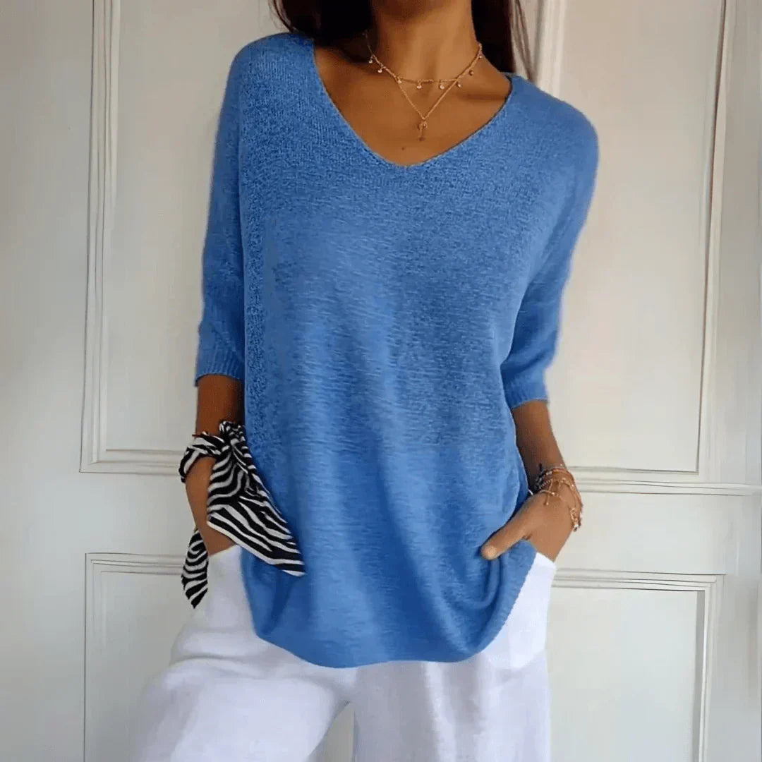 Levoire | Haut Chic Relaxant Top Bleu