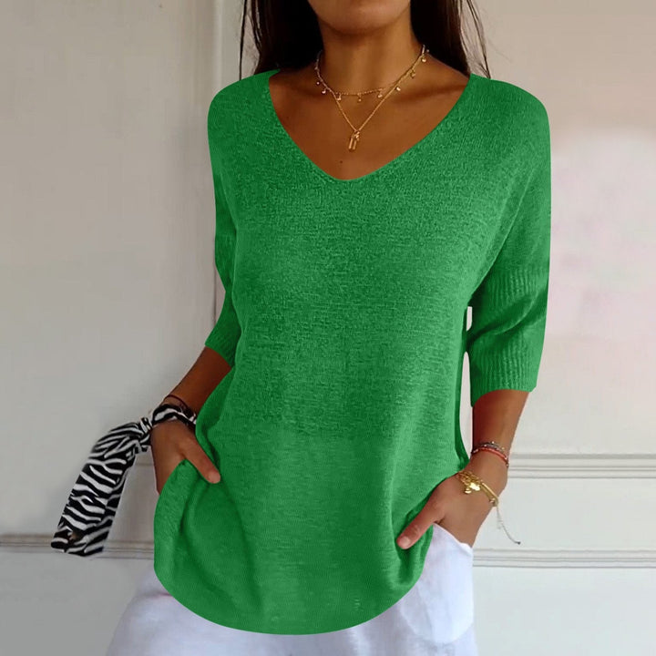 Levoire | Haut Chic Relaxant Top Vert clair