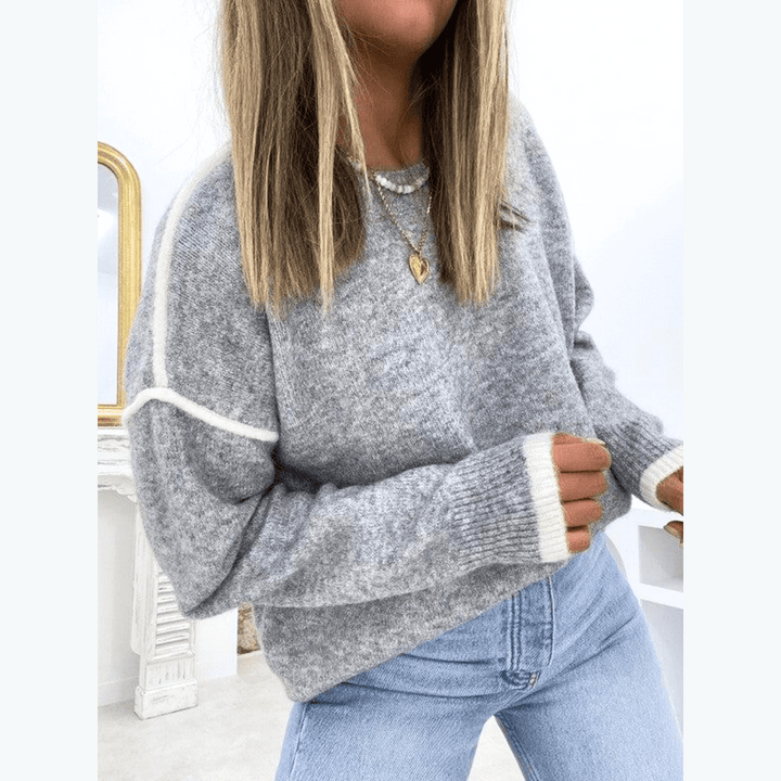 Levoire | Pull Femme Col V Élégant Confortable