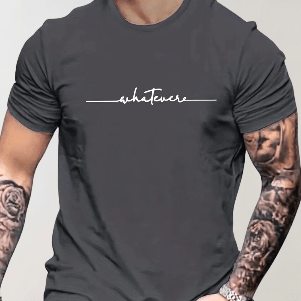 Levoire | Chemise T-Shirt Col Rond Homme Gris foncé