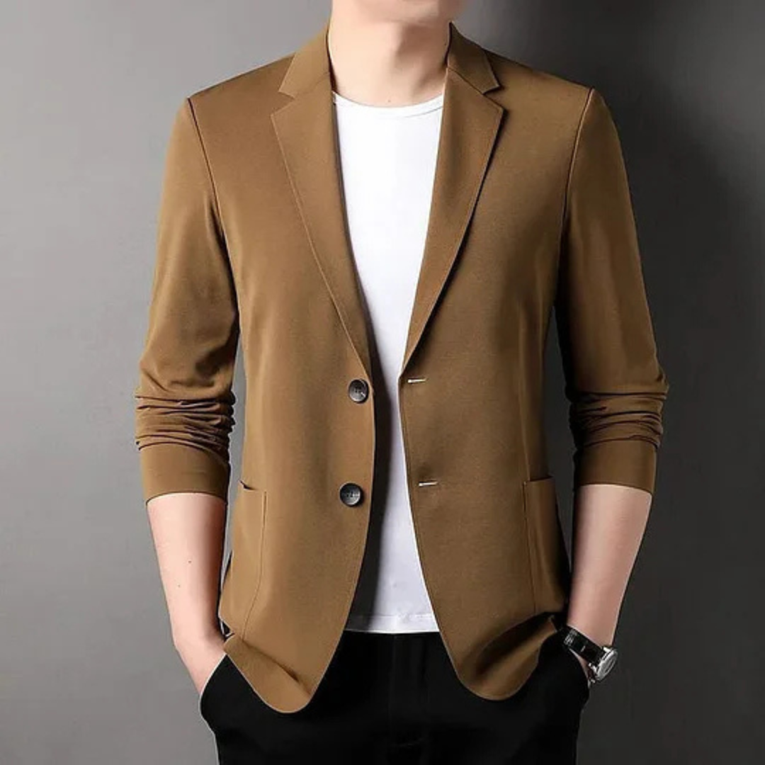 Levoire | Veste De Costume Hommes Chic Café