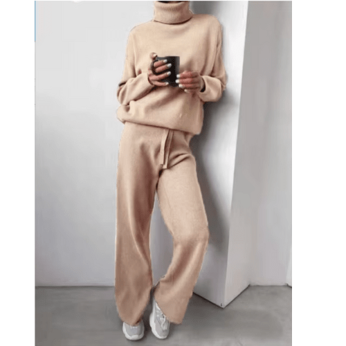 Levoire | Blazer Femme 2 Pièces Décontracté Confortable Kaki