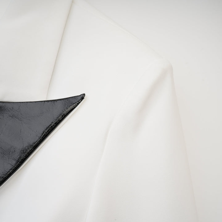 Levoire | Manteau À Rangée Unique De Boutons En Cristal