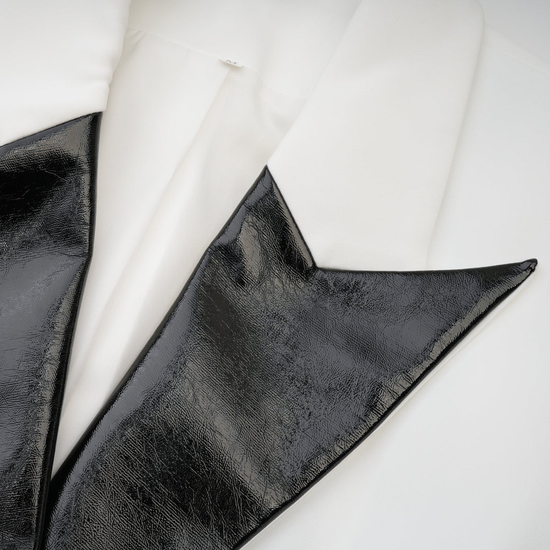 Levoire | Manteau À Rangée Unique De Boutons En Cristal