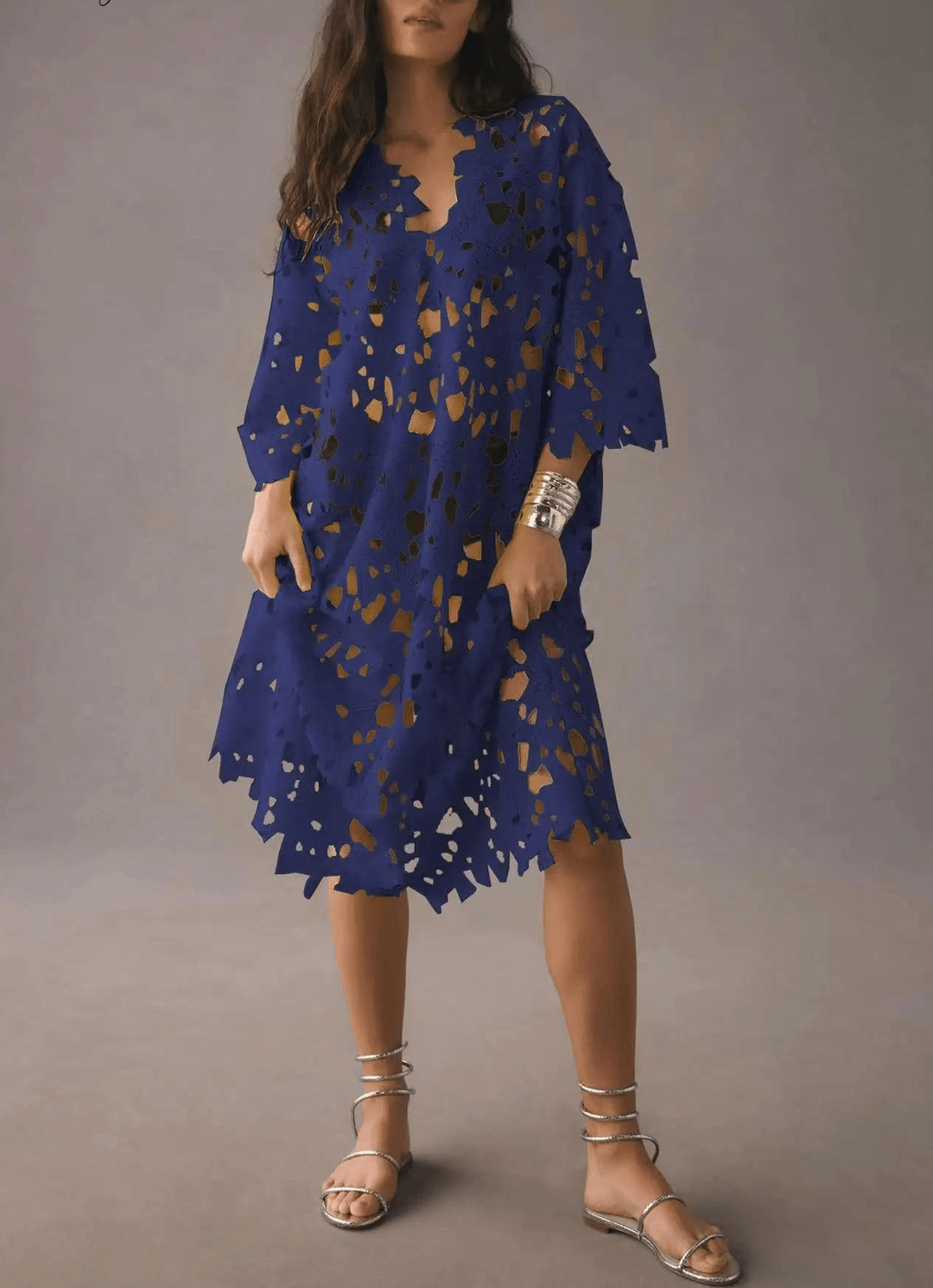 Levoire | Robe Longue Élégante Pour Une Occasion Spéciale bleu marine Taille unique